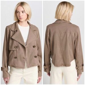 Splendid Portia Double Breasted Crop Jacket Size M